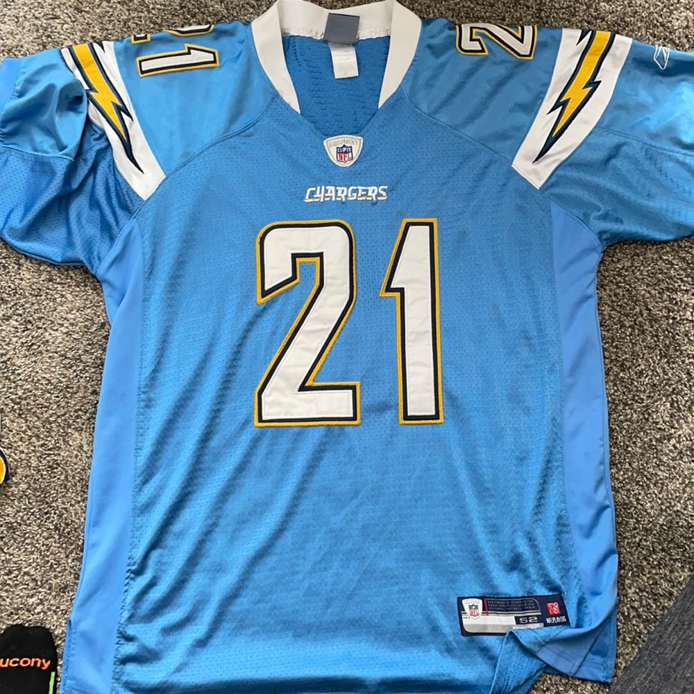 Chargers LT Tomlinson powder blue jersey XL